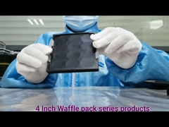 4 인치 크기의 웨이프 박스 웨이퍼 트레이 칩 트레이 시리즈 제품 표시