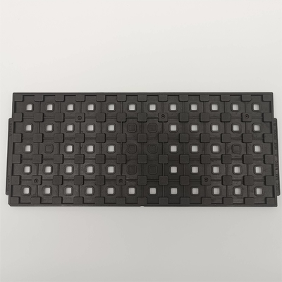 주문 전자기기를 위한 주문 제작된 JEDEC MPPO ESD 블랙 매트릭스 트레이 online manufacture