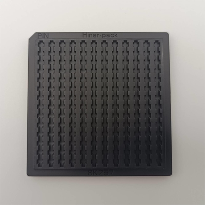 주문 IC 칩 트레이 168PCS를 로딩하는 흑색 정사각형 와플 팩을 본뜨는 주입 online manufacture