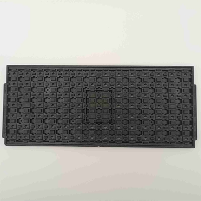 주문 표준인 ISO 9001과 PES 사각형 검정색 JEDEC 매트릭스 트레이 online manufacture
