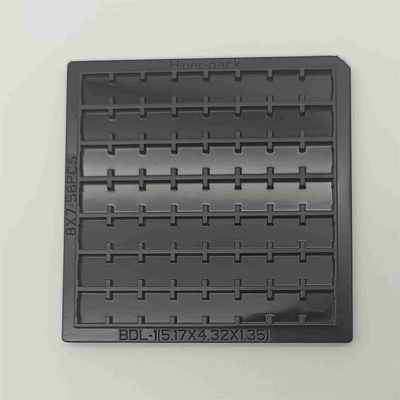 주문 상응하는 Lid와 56PCS 주문 제작된 검은 2 인치 와플 팩 online manufacture