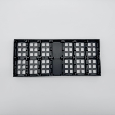 주문 고온 저항 직사각형 사출 성형 JEDEC IC 트레이 online manufacture