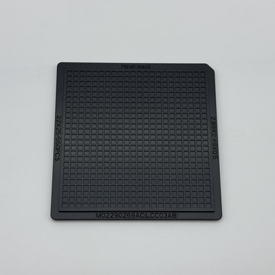 주문 4인치 블랙 ABS 와플 팩 사각형 IC 칩 트레이 (보관 및 보호 기능 포함) online manufacture