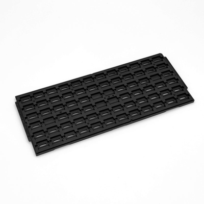 주문 블랙 PPE 방습 정전기 방지 JEDEC 트레이, 고정밀 IC 보관용 online manufacture