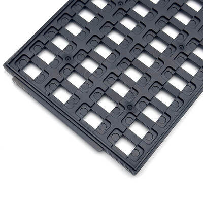 주문 내구성 있는 PC 재료 JEDEC IC 트레이 322.6×135.9×9.5mm 구멍 크기와 반도체 보호용 재사용 설계 온라인 제조