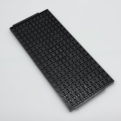 좋은 가격 맞춤형 표준 JEDEC 트레이 매트릭스 트레이 주머니 크기 9.9*6*1.57mm 검은색 ESD MPPO 재료 트레이 온라인으로