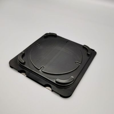 싱글 웨이퍼 저장 vakuum 플라스틱 트레이 검은 반 정적 습기 방지