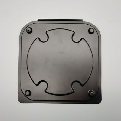 좋은 가격 ESD 검은 4 인치 웨이퍼 이송 박스 반대 정전기는 테 벨소리와 조화를 이루었습니다 온라인으로